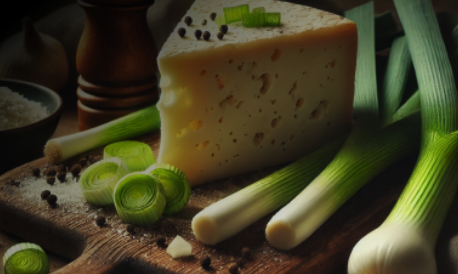 Cheese Leek & Black Pepper